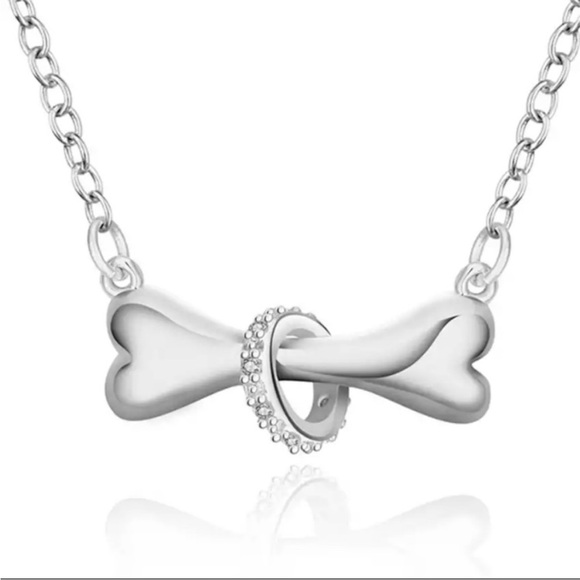 Jewelry - Elegant Silver Dog Bone Necklace